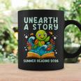 Women's Book Sea Turtle Summer Reading 2026 Unearth a Story Graphic Print Coffee Mug Gifts ideas