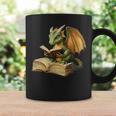 Women's Dragon Bookworm Reading Book Graphic Graphic Print Coffee Mug Gifts ideas