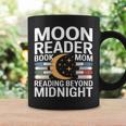 Women's Moon Reader Book Mom Reading Beyond Midnight Graphic Print Coffee Mug Gifts ideas Women's Moon Reader Book Mom Reading Beyond Midnight Graphic Print Coffee Mug Gifts ideas