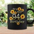 かわいいひまわり 94歳の誕生日 94歳の誕生日 コーヒーマグ ギフトのアイデア