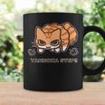 やんのかステップこねこ 茶トラ白ver おもしろ ゆるかわ かわいい ギフト 猫好き コーヒーマグ ギフトのアイデア