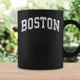 アンティーク調ボストンtシャツ、ベーシックヴィンテージカレッジスタイルtシャツ コーヒーマグ ギフトのアイデア