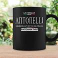 イタリアラ・ファミリア・アントネッリがミートボールで人生をつかむ コーヒーマグ ギフトのアイデア