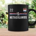 オランダ サッカーファン ジャージ オランダ国旗 フットボール愛好家 コーヒーマグ ギフトのアイデア