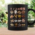 キノコ 種類 面白いtシャツ おもしろ 食べ物 文字入り メンズ 面白い 服 ネタ グッズ 文字tシャツ 長袖tシャツ コーヒーマグ ギフトのアイデア