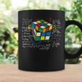 キューブマジック 数学方程式 レトロ オタクルービック 長袖tシャツ コーヒーマグ ギフトのアイデア