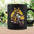 クールなウサギ オートバイライダー 野生の野ウサギバイカー コーヒーマグ ギフトのアイデア