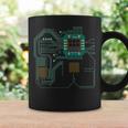 コンピュータープロセッサー、マイクロチップ、テクノロジー コーヒーマグ ギフトのアイデア