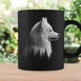 サモエド 犬 グラフィック ペット イラスト サモエド コーヒーマグ ギフトのアイデア