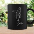 ザトウクジラ 遊び心のあるアートイラスト コーヒーマグ ギフトのアイデア