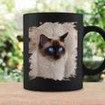 シャムの子猫の頭の顔 コーヒーマグ ギフトのアイデア