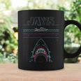 ジョーズ ネオンシャークアタックサーファーアートワーク コーヒーマグ ギフトのアイデア