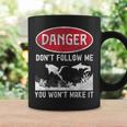 スキューバダイビング ダイバー Danger Don't Follow Me You Won't Make It コーヒーマグ ギフトのアイデア