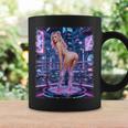 セクシーガールグラフィックtシャツ サイバーパンク ピンナップガールダンサー コーヒーマグ ギフトのアイデア