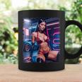 セクシーガールグラフィックtシャツ セクシーラティーナビキニモデル&スポーツカー コーヒーマグ ギフトのアイデア
