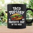 タコ・チューズデーは1週間のうちで一番好きな日 Taco Tuesday Is My Favorite Day コーヒーマグ ギフトのアイデア