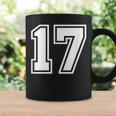 チームジャージーナンバー＃17スポーツギフト コーヒーマグ ギフトのアイデア