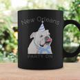 ニューオーリンズ 面白い犬の着用パーティーハット付き コーヒーマグ ギフトのアイデア