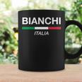 ビアンキ イタリア 家族名 イタリア 国旗 長袖tシャツ コーヒーマグ ギフトのアイデア