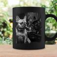 フレンチブルドッグ 喫煙犬 ライター モノクロアート 長袖tシャツ コーヒーマグ ギフトのアイデア