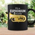 ブラスバンドのユーフォニアム奏者のための面白いユーフォニアムジョーク「 Euphonium Humour 」 コーヒーマグ ギフトのアイデア
