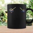 メンズ ミニマリスト インディアン トライバル プリント ネイティブアメリカン 平和の コーヒーマグ ギフトのアイデア
