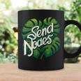 モンステラノード植物愛好家アルボ植物感謝の日を送る コーヒーマグ ギフトのアイデア