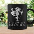 ラテン語の引用句 -Iis Pacem Para Bellum 古代ローマpqr 長袖tシャツ コーヒーマグ ギフトのアイデア