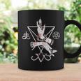 ルシファーの悪魔の紋章 五芒星とリヴァアタン十字架 長袖tシャツ コーヒーマグ ギフトのアイデア