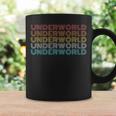 レトロ ヴィンテージ アンダーワールド 長袖tシャツ コーヒーマグ ギフトのアイデア