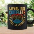 レベル50 コンプリートレベル51 ローディング 50歳の誕生日 ビデオゲーマー コーヒーマグ ギフトのアイデア