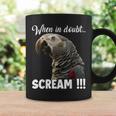 叫ぶアフリカヨウム T、面白いオウム コーヒーマグ ギフトのアイデア