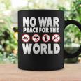戦争禁止、平和、反戦、戦争禁止 長袖tシャツ コーヒーマグ ギフトのアイデア