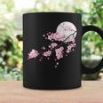桜の木と月 日本の美しい桜 春 コーヒーマグ ギフトのアイデア