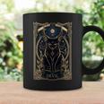 猫 タロットカード 悪魔 タロットカード 猫 長袖tシャツ コーヒーマグ ギフトのアイデア