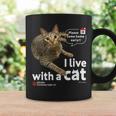 猫と暮らしています Cat Uzuraバージョン コーヒーマグ ギフトのアイデア