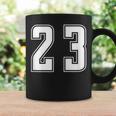 背番号 23 チーム短大スポーツ背番号付きユニフォーム コーヒーマグ ギフトのアイデア