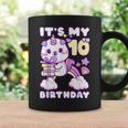 誕生日の女の子10歳、猫、ユニコーン、10歳の誕生日 コーヒーマグ ギフトのアイデア
