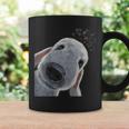面白い好奇心旺盛な犬のベドリントンテリア コーヒーマグ ギフトのアイデア