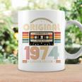 52 歳の誕生日プレゼント男性 1974 年 レトロ ビンテージ テープ コーヒーマグ ギフトのアイデア