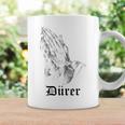 Albrecht Dürer Durer クリスチャンアート 祈りの手 ホワイト コーヒーマグ ギフトのアイデア