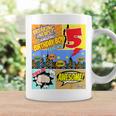 Birthday Boys Shirt Age 5 Superhero Comic Book Theme Party Graphic Print Coffee Mug Gifts ideas Birthday Boys Shirt Age 5 Superhero Comic Book Theme Party Graphic Print Coffee Mug Gifts ideas