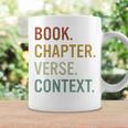 Book Chapter Verse Christian Bible Reformed Theology Graphic Print Coffee Mug Gifts ideas
