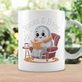Books And Boos Reading Ghost Premium Tri-Blend Graphic Print Coffee Mug Gifts ideas