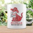Clifford The Big Red Dog Let's Read Together Vintage Book Graphic Print Coffee Mug Gifts ideas