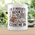 Coffee And Books Lover Quote Reading Enthusiast Graphic Print Coffee Mug Gifts ideas
