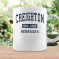 Creighton ネブラスカne ビンテージアスレチックスポーツデザイン コーヒーマグ ギフトのアイデア