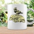 Dark Academia Aesthetic Raven Crow On Old Books Skull Goth Graphic Print Coffee Mug Gifts ideas Dark Academia Aesthetic Raven Crow On Old Books Skull Goth Graphic Print Coffee Mug Gifts ideas