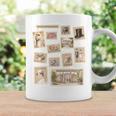 Jane Austen Book Classic Literature Stamp Collage Premium Tri-Blend Graphic Print Coffee Mug Gifts ideas