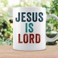 Jesus Is Lord – Christian Faithintage Born-Again Graphic コーヒーマグ ギフトのアイデア